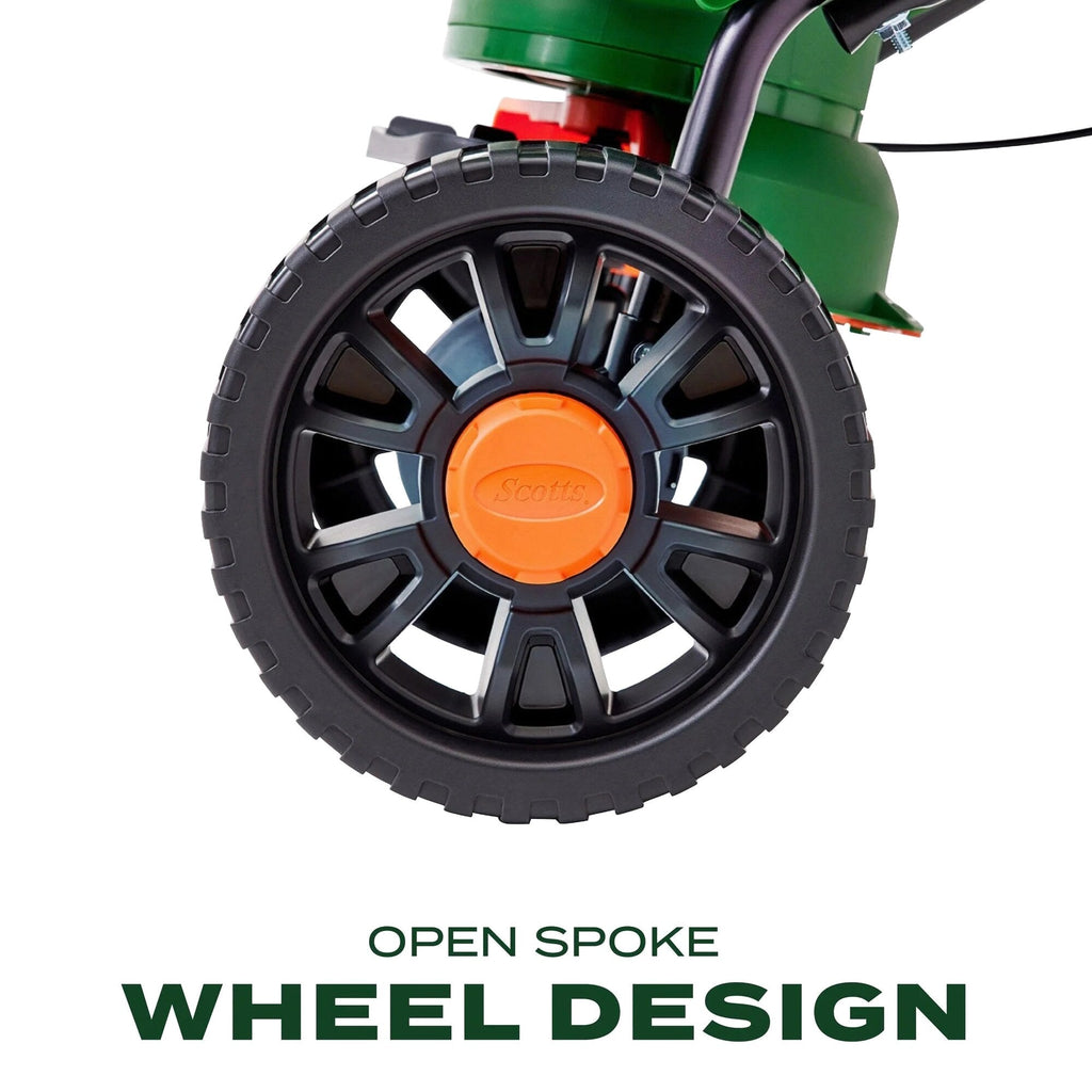Turf Builder EdgeGuard DLX Broadcast Spreader 15,000 sq. ft.