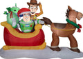 Inflatable Toy Story with Sleigh Disney Christmas Inflatable Scene