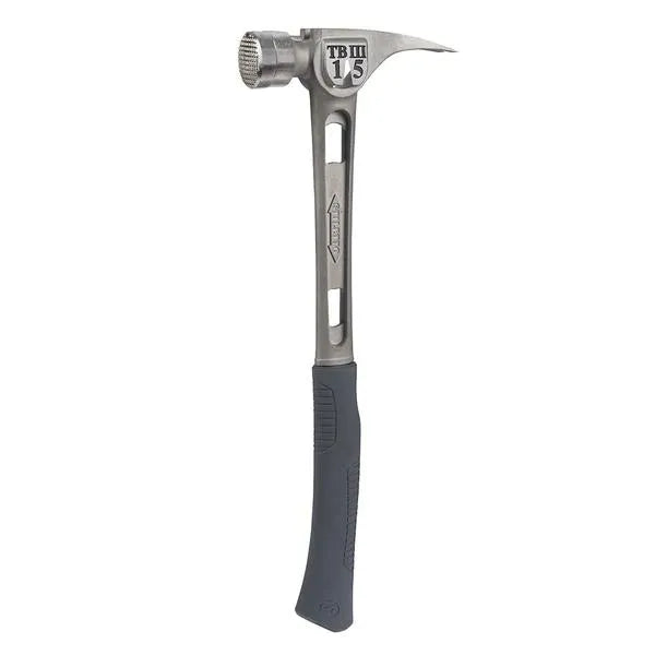 Titanium Hammer 15 oz With Milled Face And Curved Handle - Ti-Bone III