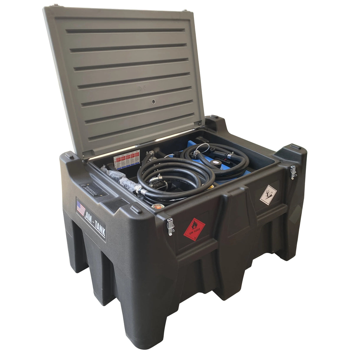 AM - Tank Portable Diesel And DEF Combo Tank, 105gl + 13gl, With 12V Pumps - AM-TANK 105gl