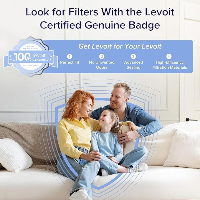 LEVOIT Air Purifier, 1800 Square Feet, White - Vital 200S-P