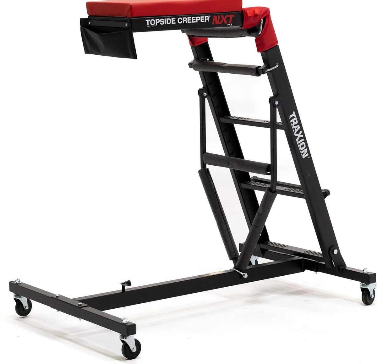 Traxion 3-200 NXT Foldable Topside Engine Creeper, Black
