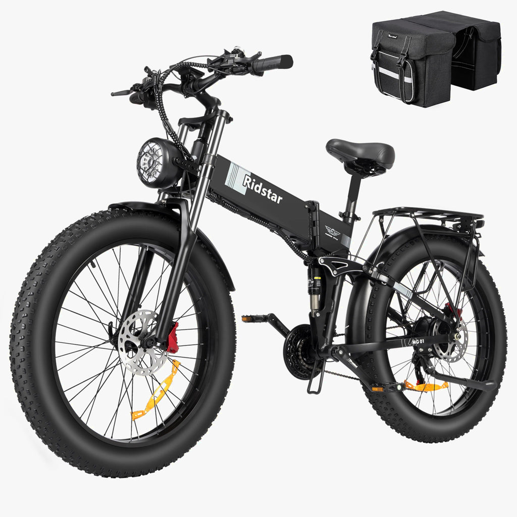 Eletric Bike for Adults 750W Motor 48V 20Ah Removable Battery 26?? Fat Tire Folding E-Bike Shimano 21-Speed MTB Cycling UL2849