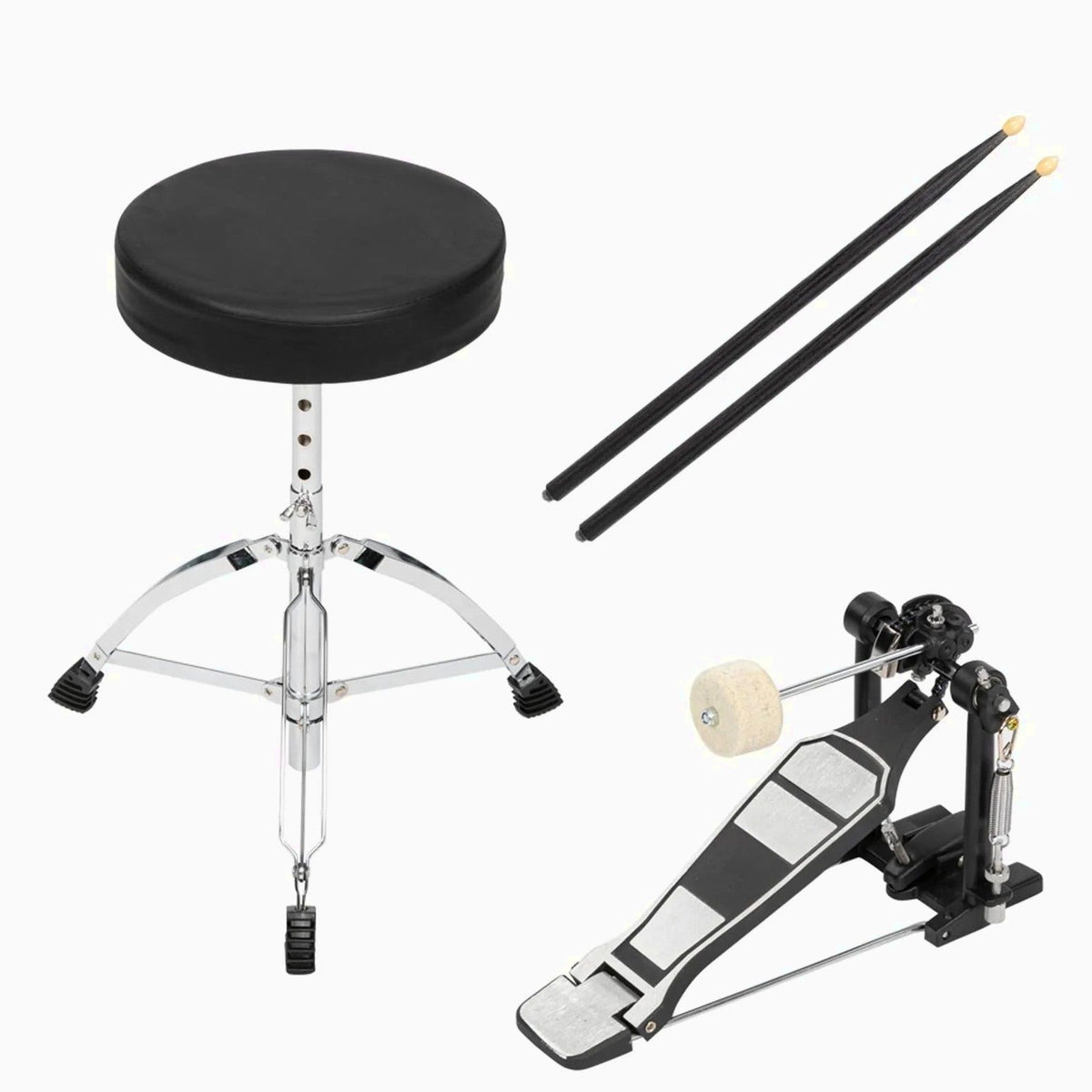 Ktaxon 5-Piece Adult Drum Set, 22 Inch Full-Size Drums Kit