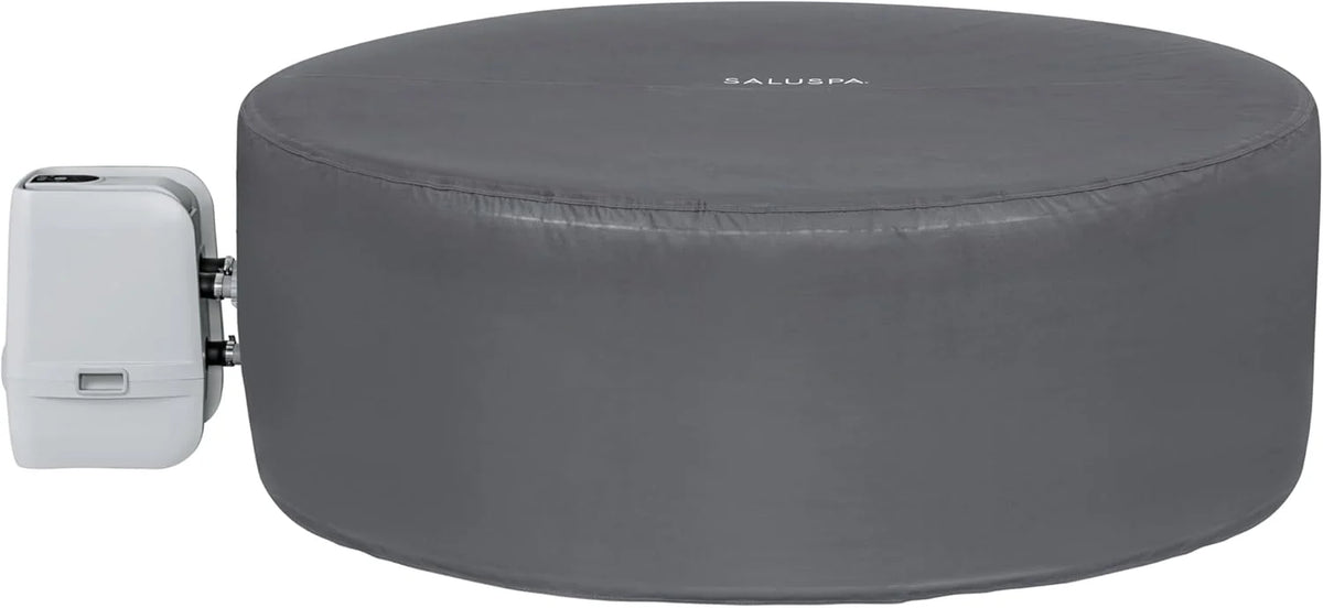 Bestway SaluSpa Miami Inflatable Hot Tub Spa, 71 x 26 in, 2-4 Person, Black - 60104E