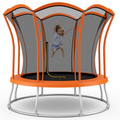 Outdoor Trampoline 8 FT/10 FT Flower Shape - ASTM Approved