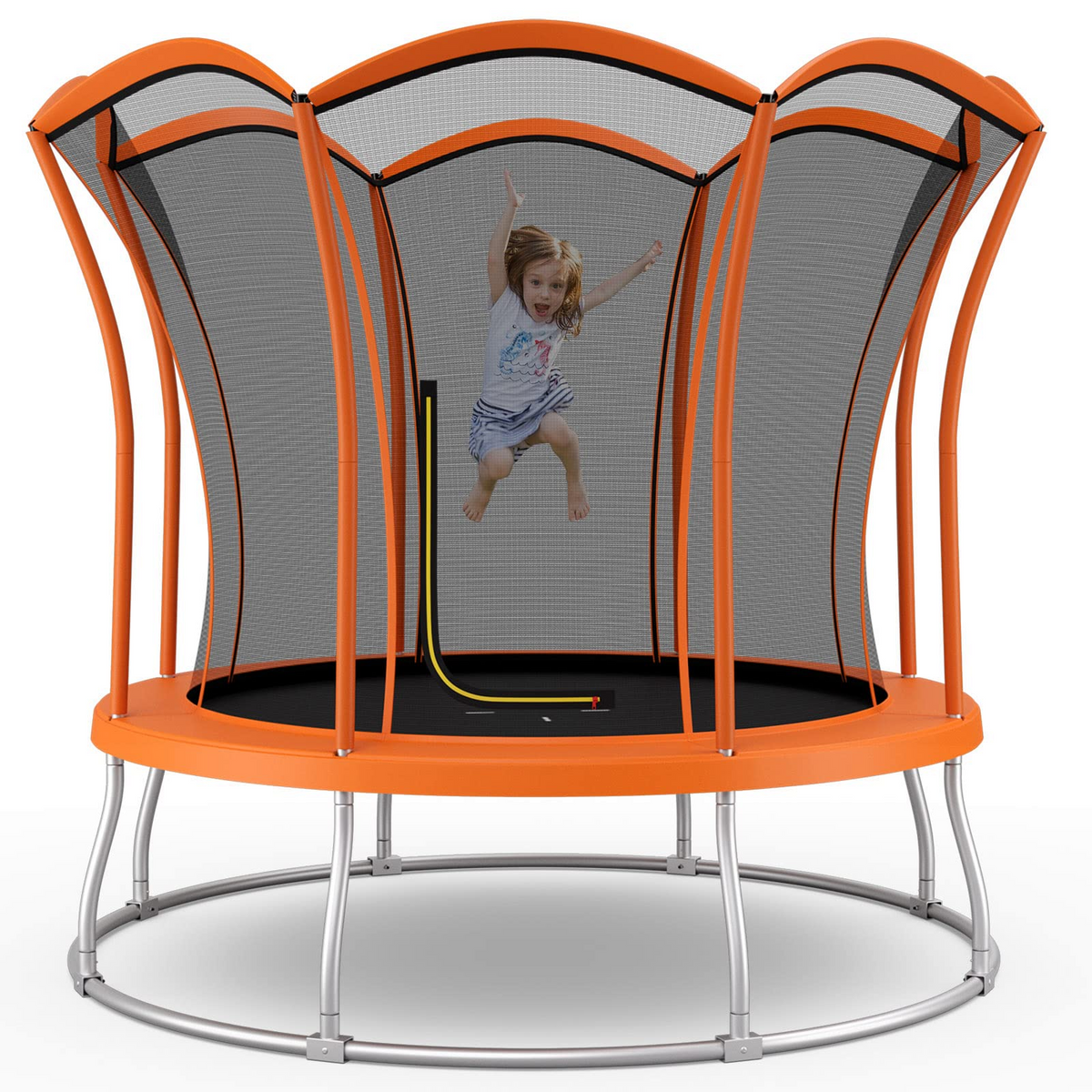 Outdoor Trampoline 8 FT/10 FT Flower Shape - ASTM Approved