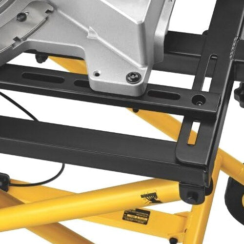 Miter Saw Stand With Wheels (DWX726) Yellow