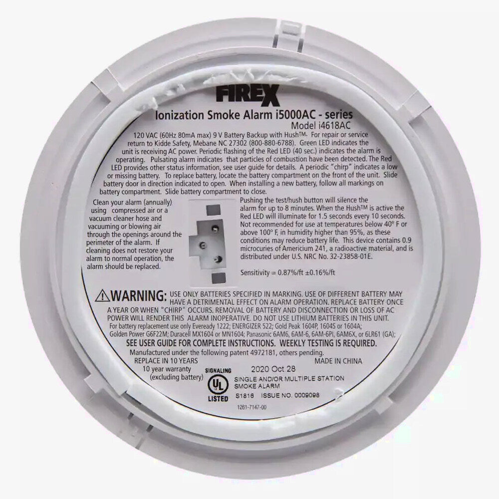 Firex 4-Pack Hardwired Smoke Detector