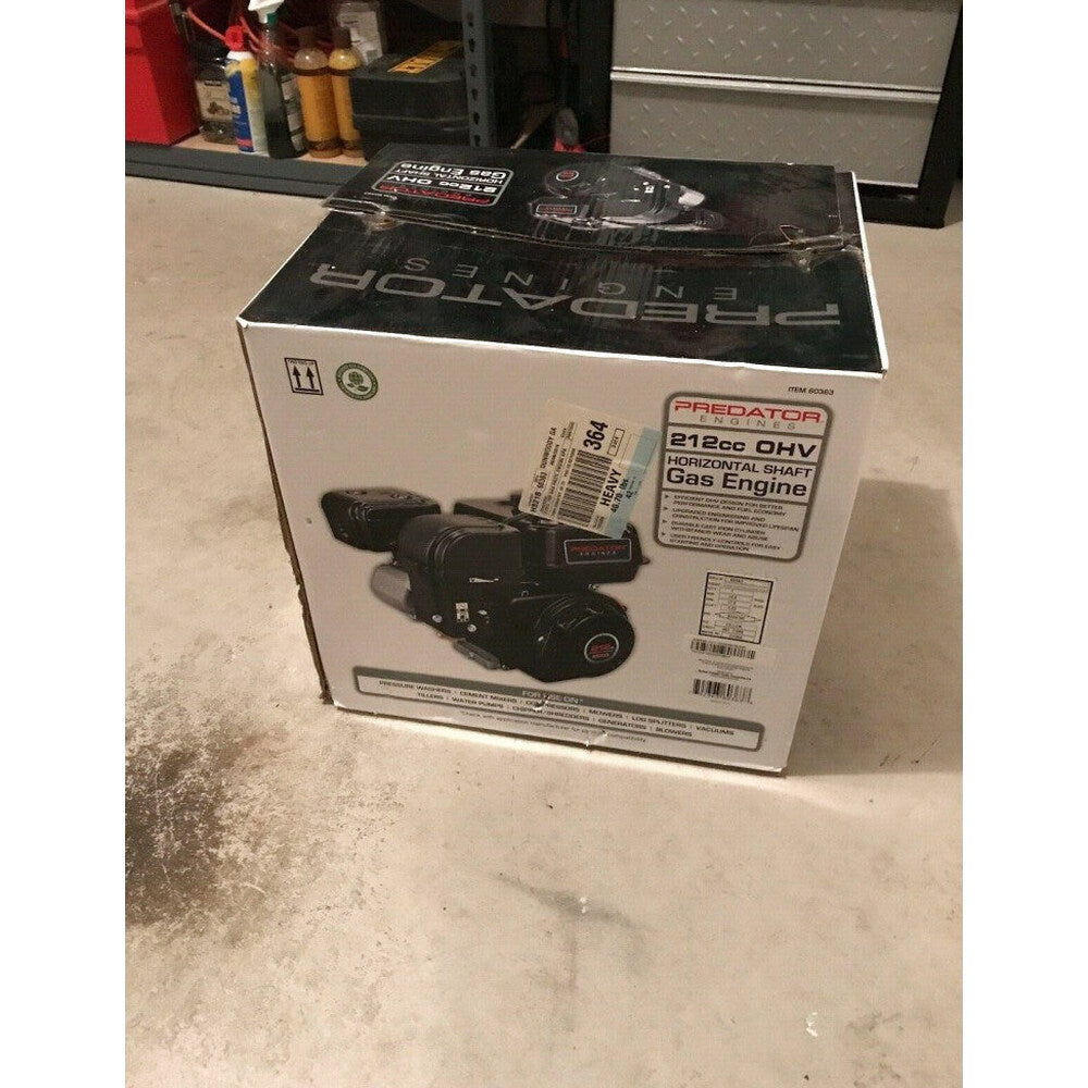 Predator Horizontal Shaft Engine – 6.5 HP, 212cc