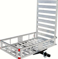 80779 Aluminum Hitch Mount Cargo Carrier with 47′′ Long Ramp, 1 Pack