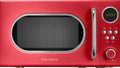 Insignia - 0.7 Cu. ft. Compact Microwave - Cherry Red