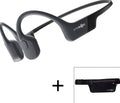 AfterShokz Aeropex Open-Ear Wireless Bone Conduction Headphones with Sport Belt Cosmic Black 2.3