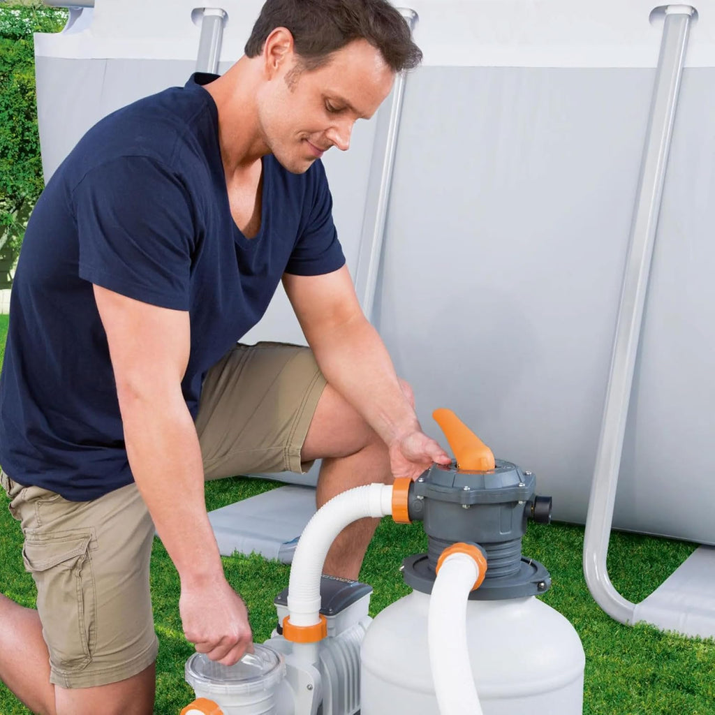 Sand Filter Pump 2,200 GPH For Above-Ground Pools
