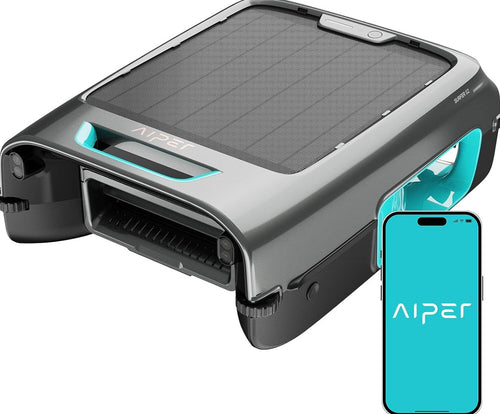 AIPER Surfer S2 Solar Pool Skimmer with APP Support, 24/7 Cleaning, Dual Charging Modes, Smart Obstacle Avoidance, Ideal for All Swimming Pool Types