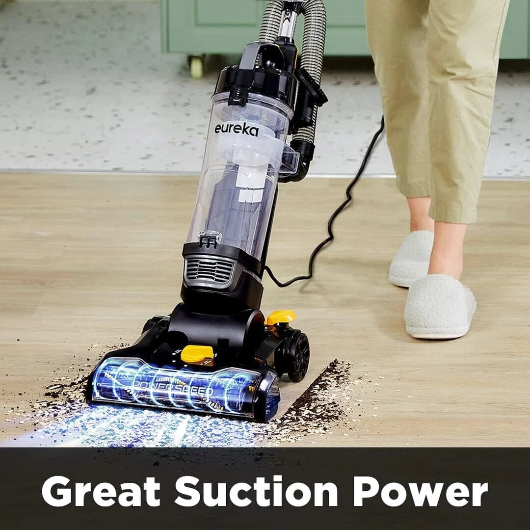 EUREKA NEU181D PowerSpeed Lightweight Powerful Upright Vacuum Cleaner for Carpet and Hard Floor with Pet Turbo Tool