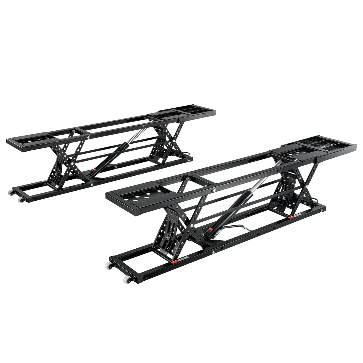 Portable Car Lift System 5000 LBS Carbon Steel Black - 9.06 inch-25.6 inch