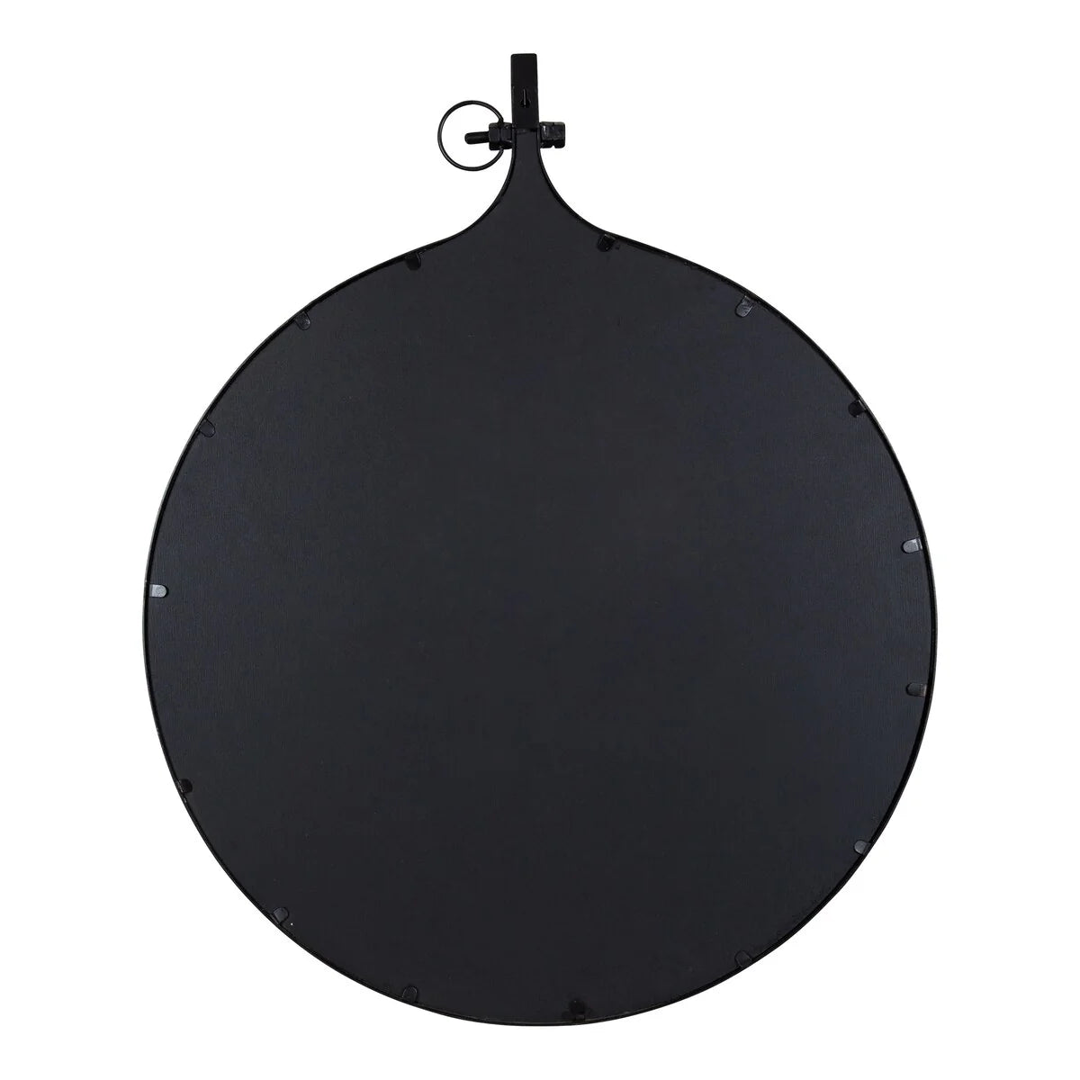 Modern Round Wall Mirror With Decorative Metal Frame