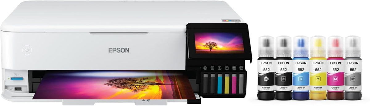 Wireless Wide-Format All-In-One Ink Tank Color Printer With Scanner And Copier
