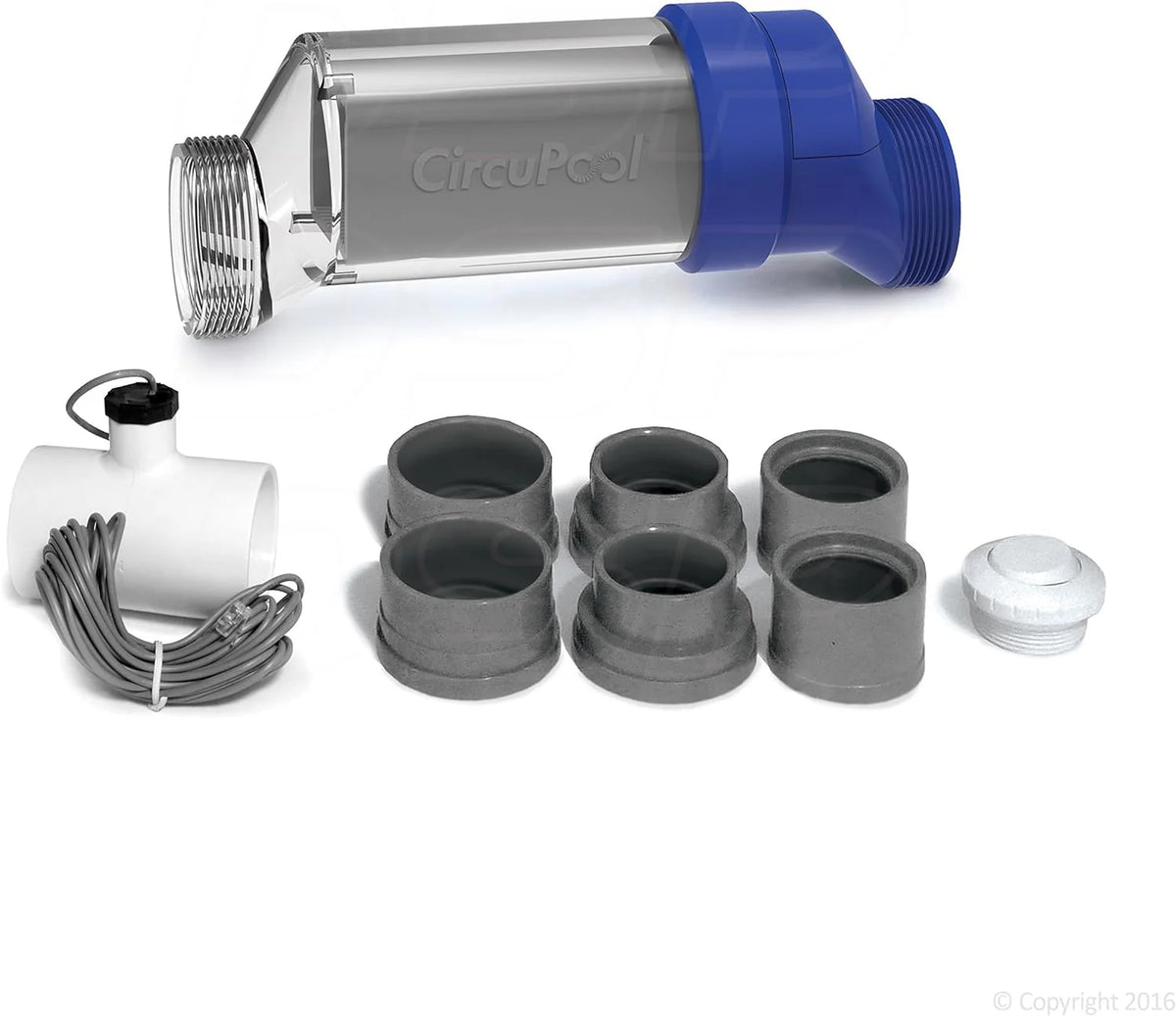 CircuPool Salt Water Chlorination System, 45.000 Gallons Max, 17 x 14 x 12 in - RJ45+