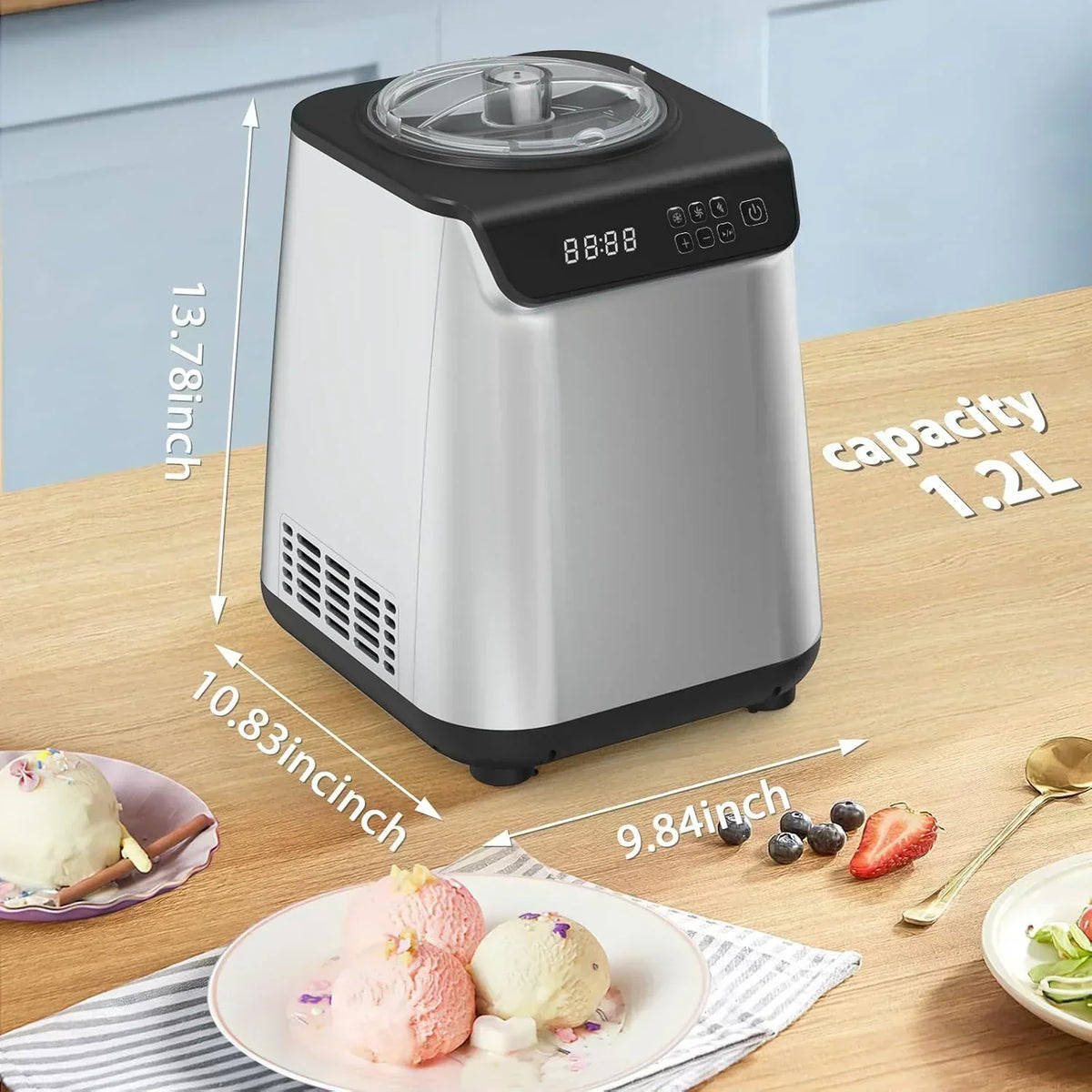 Star Upright Ice Cream Maker, 1.2L