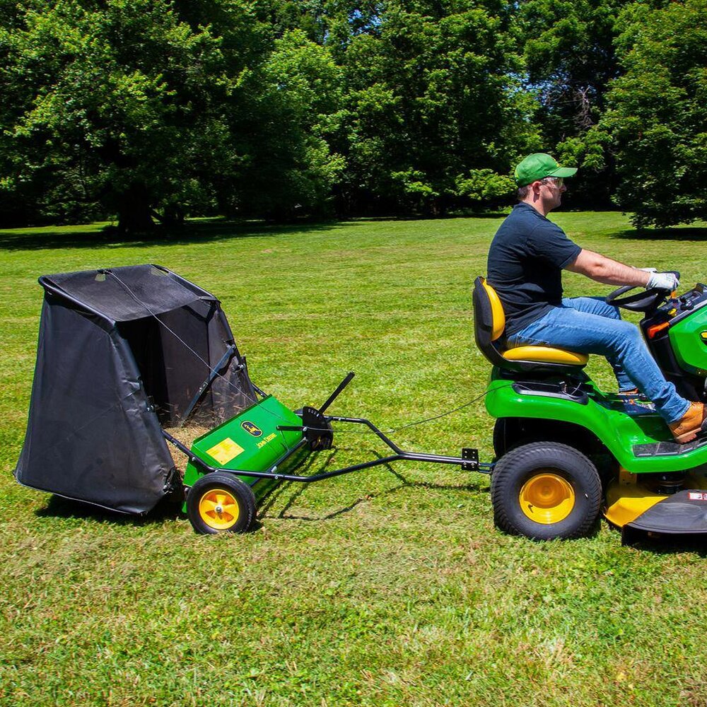 42 in. 24 cu. ft. Tow-Behind Lawn Sweeper STS-42JDC