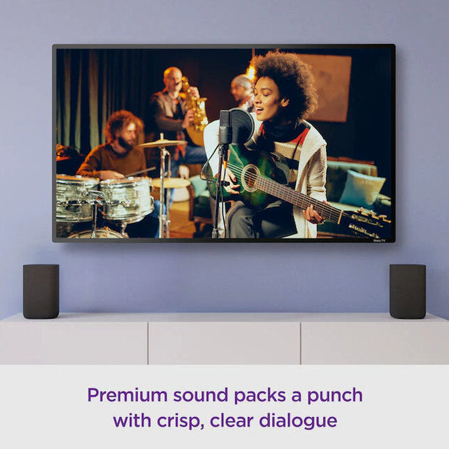 Roku 6.1-in 80-Watt Set of 2 Smart Indoor Portable Speaker