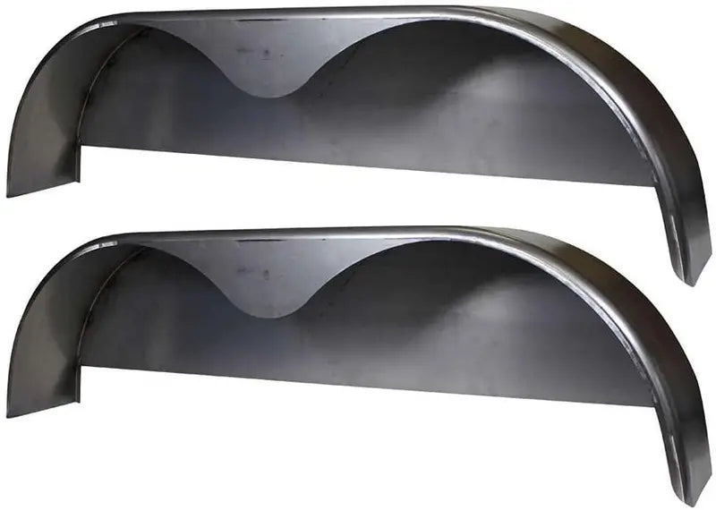 Steel Tandem-Axle Trailer Fender 72 x 10-3/4 in, 2-Pack - Welded Back Plate Design