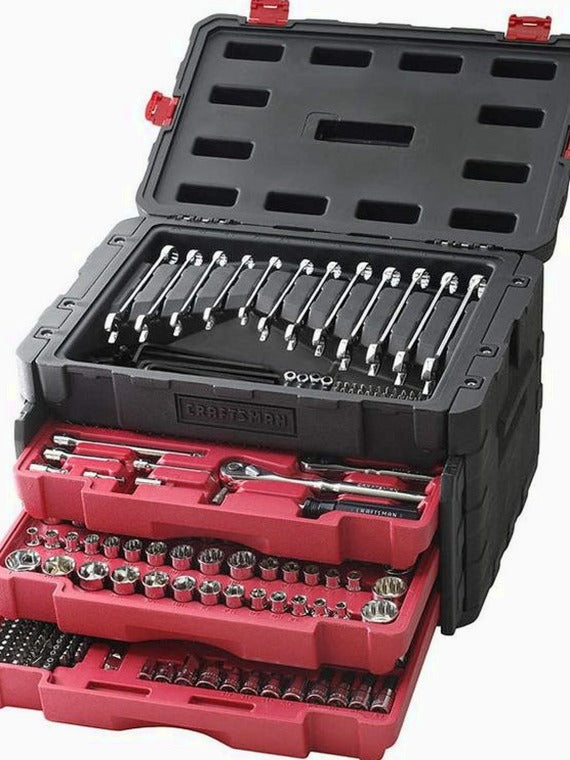 Craftsman 450-Piece Mechanics Tool Set, Ratchet Socket Hand Wrench Toolset