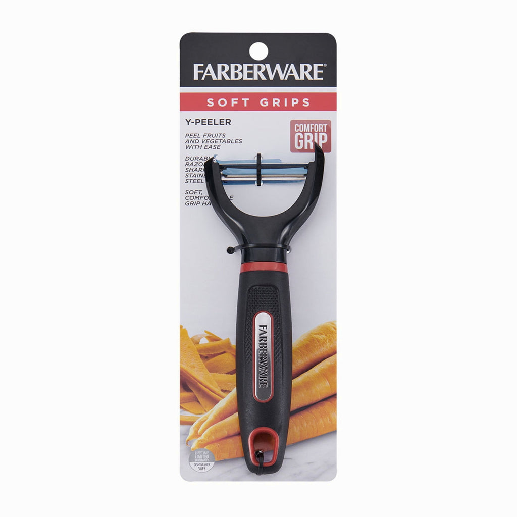 Stainless Steel Y Peeler in Black