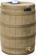 Good Ideas Rain Wizard 50 Gallon Plastic Outdoor Home Rain Barrel Water Storage Collector