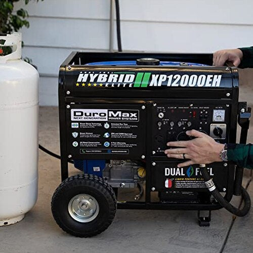 XP12000EH Dual Fuel Generator – 12,000W Gas/Propane, 457cc 4-Stroke Engine, EPA/CARB Compliant
