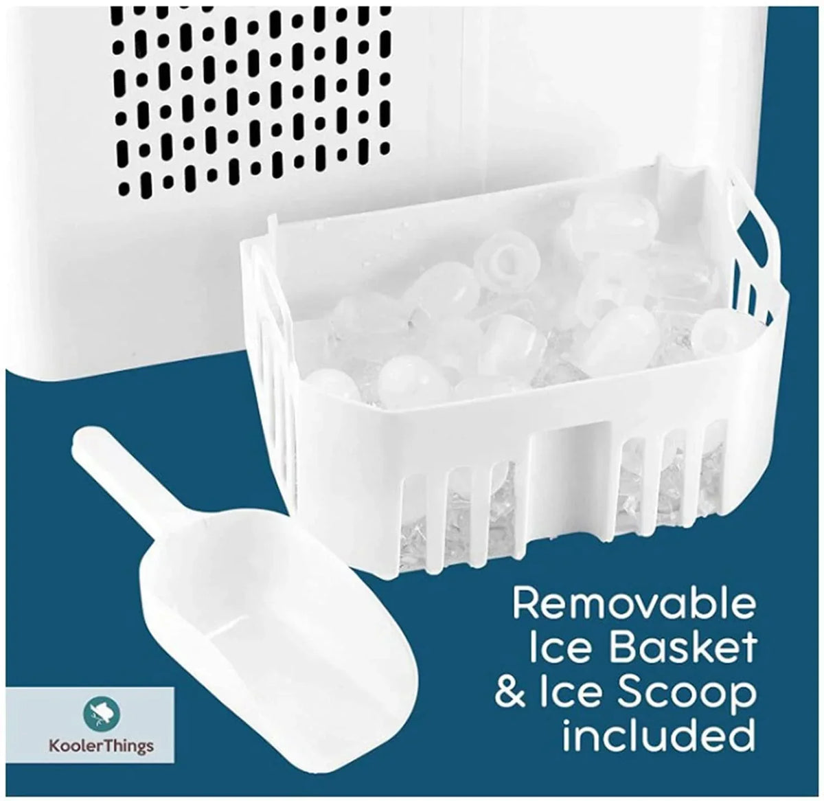 Countertop Ice Maker, 1.5L, White - 368-156-953