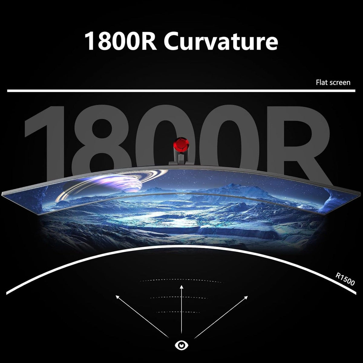 INNOCN 49" Curved Gaming Monitor, 144Hz, HDR400, USB-C, 49C1G
