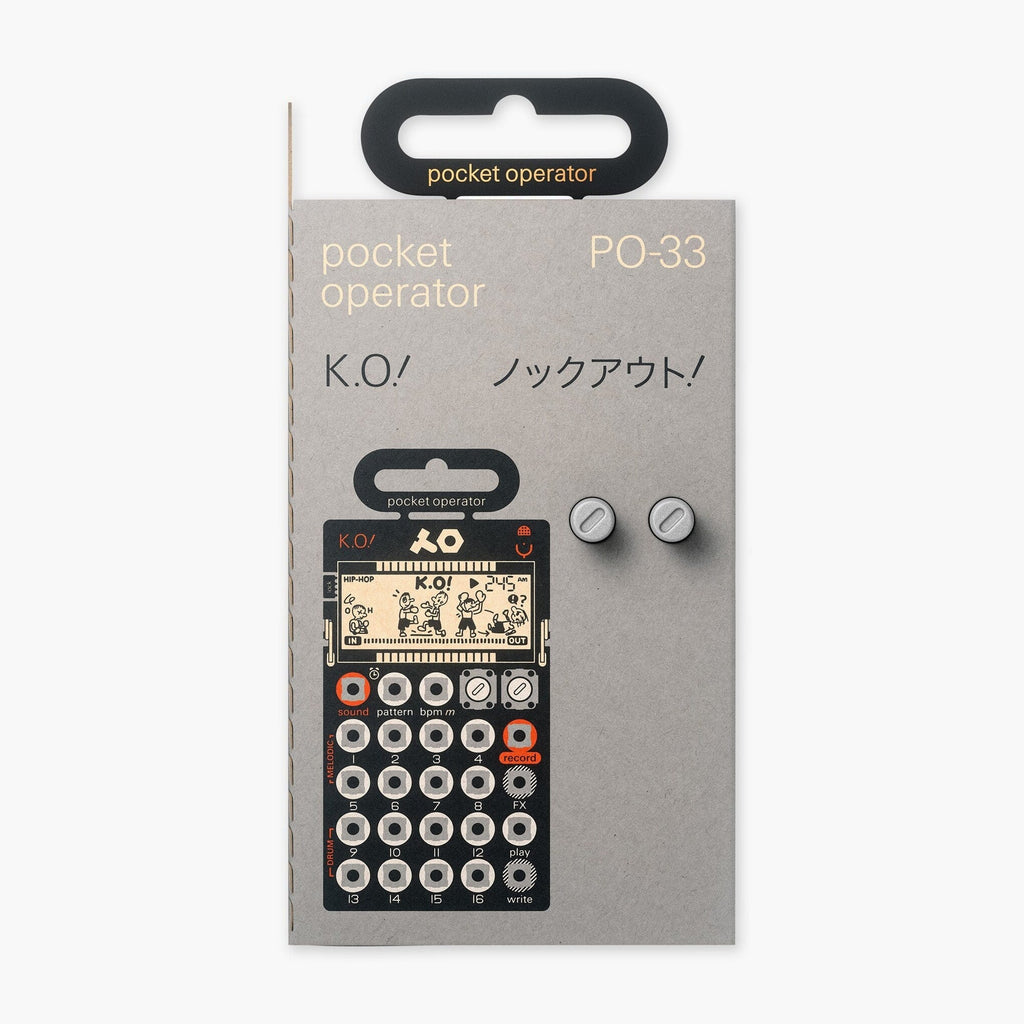Teenage Engineering Pocket Operator Synthesizer - PO-33 K.O!