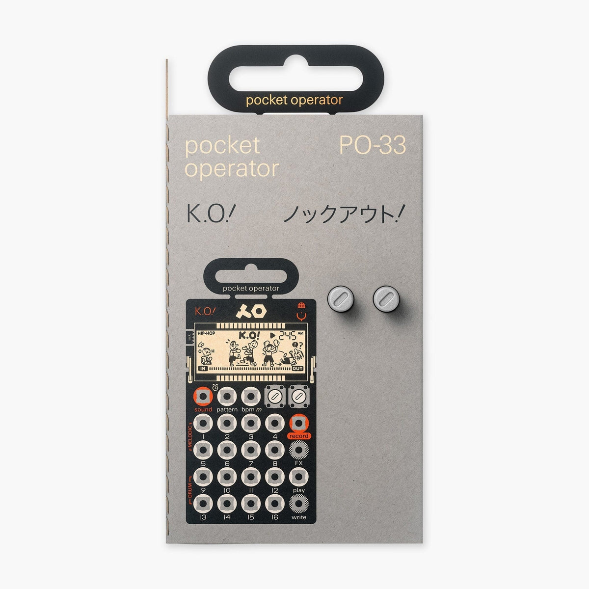 Teenage Engineering Pocket Operator Synthesizer - PO-33 K.O!