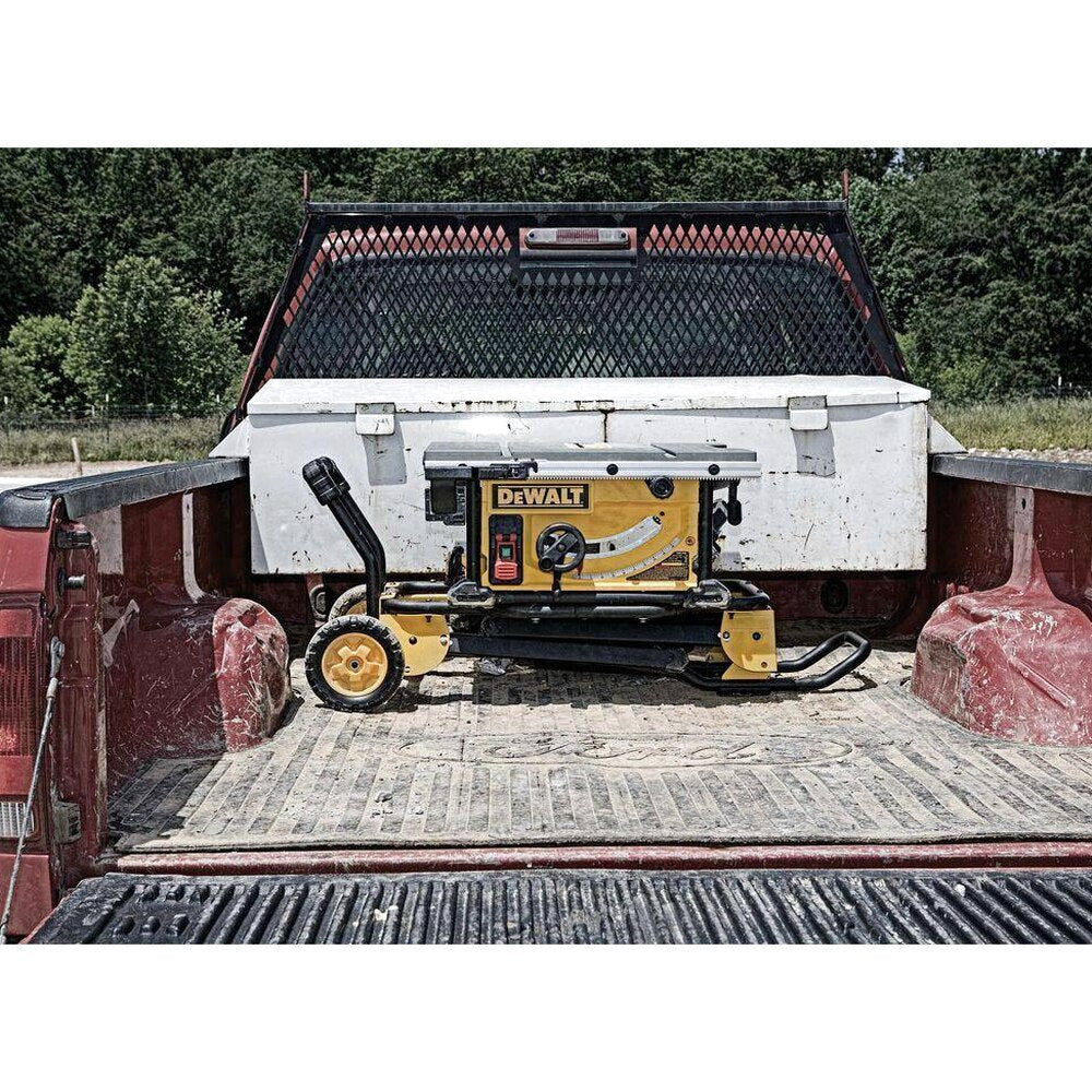 15 Amp Corded 10 in. Job Site Table Saw with Rolling Stand DWE7491RS