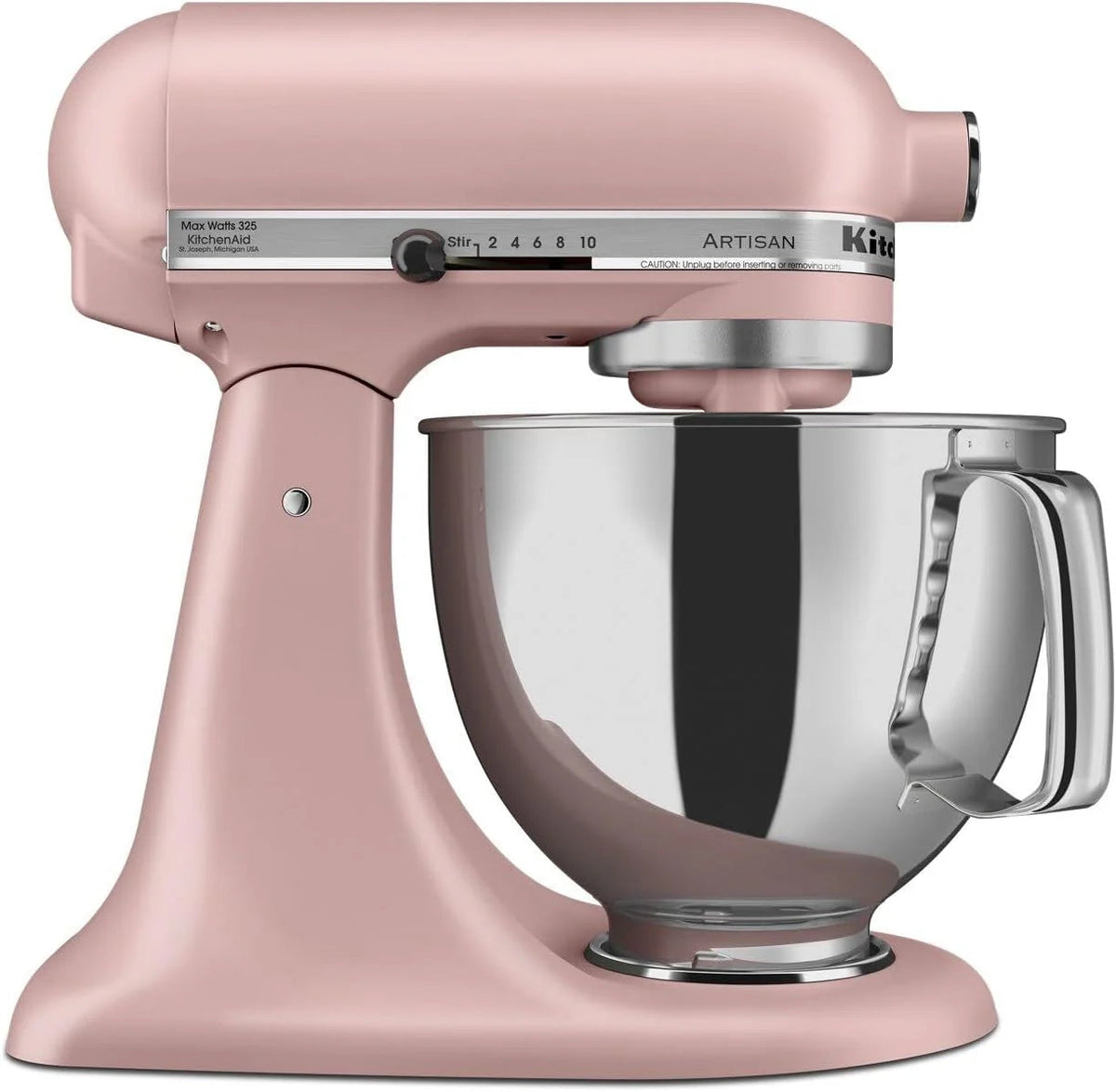 5-Quart Tilt-Head Stand Mixer With Stainless Steel Bowl, 10 Speeds