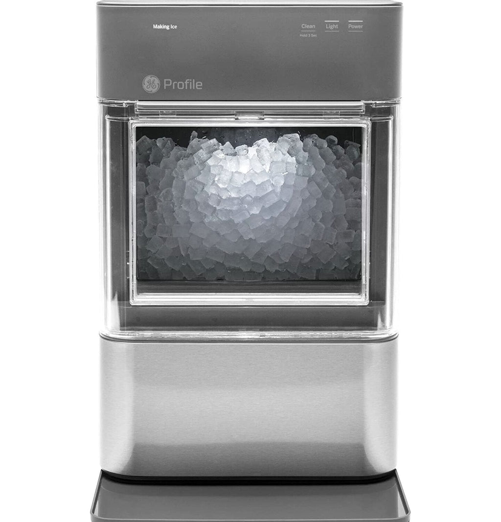 GE Profile Opal 2.0 | Countertop Nugget Ice Maker | Ice Machine with WiFi Connectivity | Smart Home Kitchen Essentials | Black Stainless
