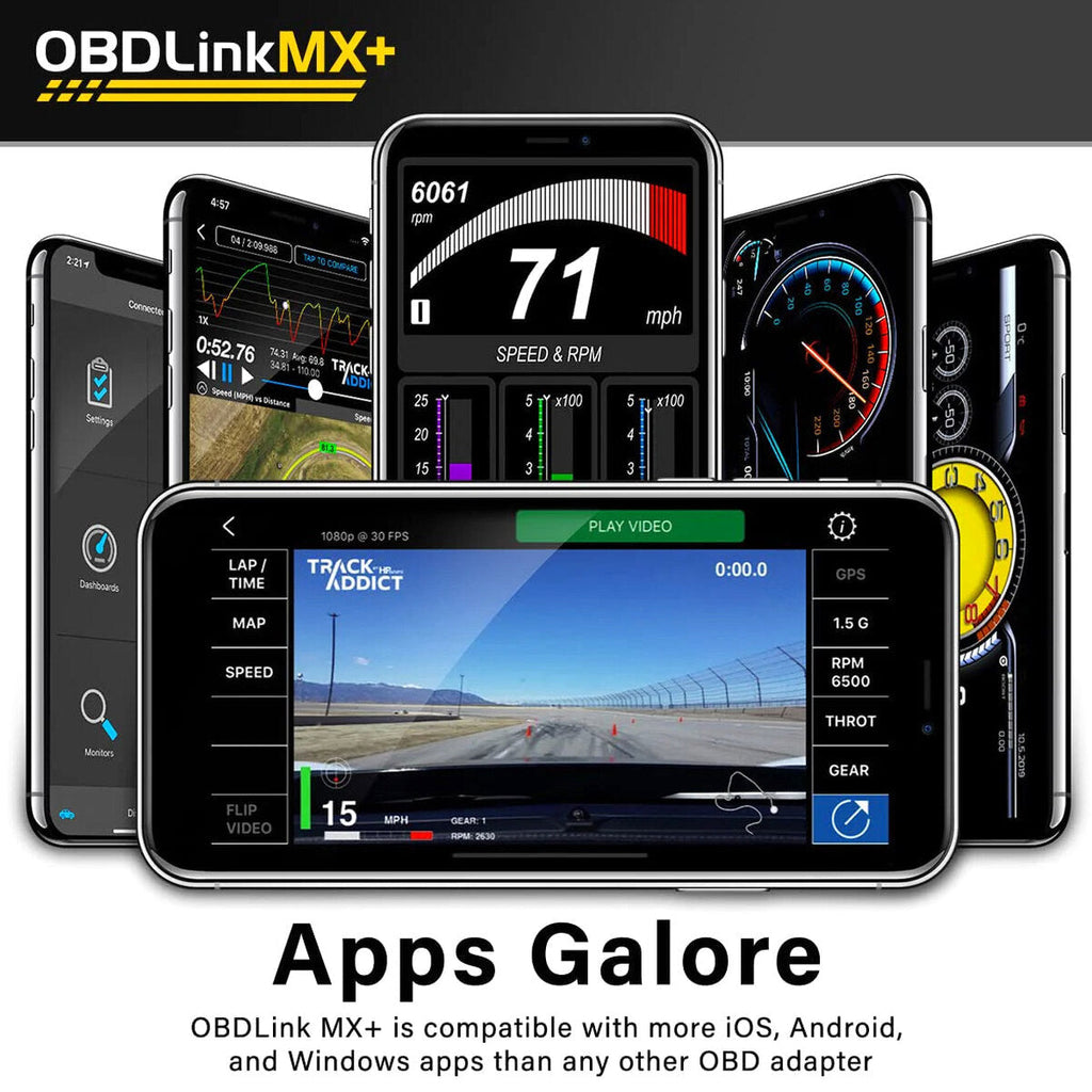 OBDLink Bluetooth Scanner for iPhone Android and Windows