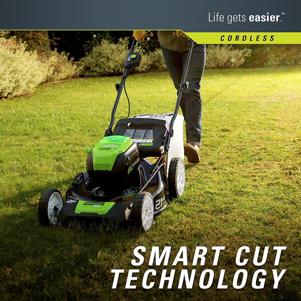 21-Inch 80V Lawn Mower With (2) 2Ah Batteries And Charger - GLM801601