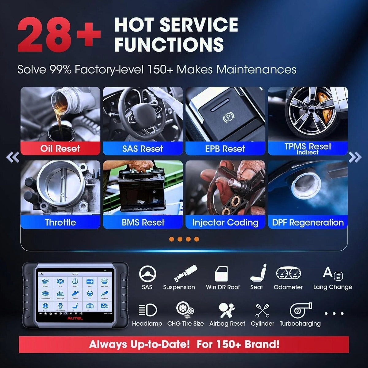 2024 Bidirectional Tool as MK808BT Pro MX808S M808Z, Function as MaxiCheck MX900, Active Test, All System Diagnose, Injector Coding.