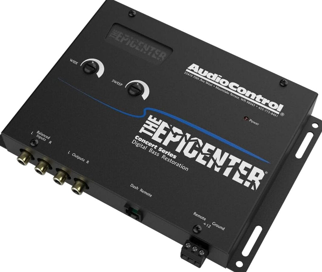 AudioControl Epicenter Digital Bass Restoration Processor with Wired Remote for Enhanced Car Audio