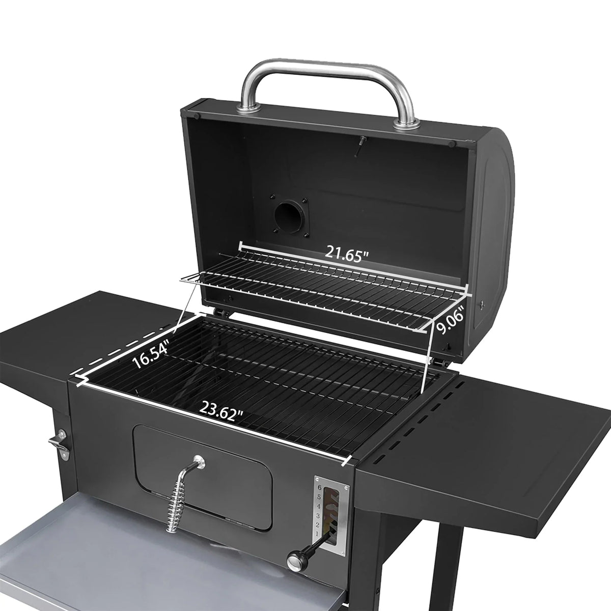 CD1824AC 24-Inch Charcoal Grill With Cover