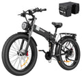 Eletric Bike for Adults 750W Motor 48V 20Ah Removable Battery 26?? Fat Tire Folding E-Bike Shimano 21-Speed MTB Cycling UL2849