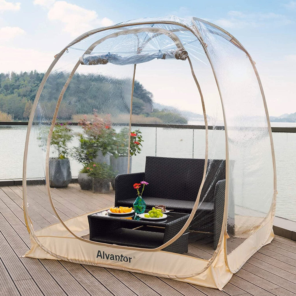 Alvantor Bubble Tent Pop Up Gazebo, 8-10 Person Igloo Dome Garden Patio Canopy Shelter