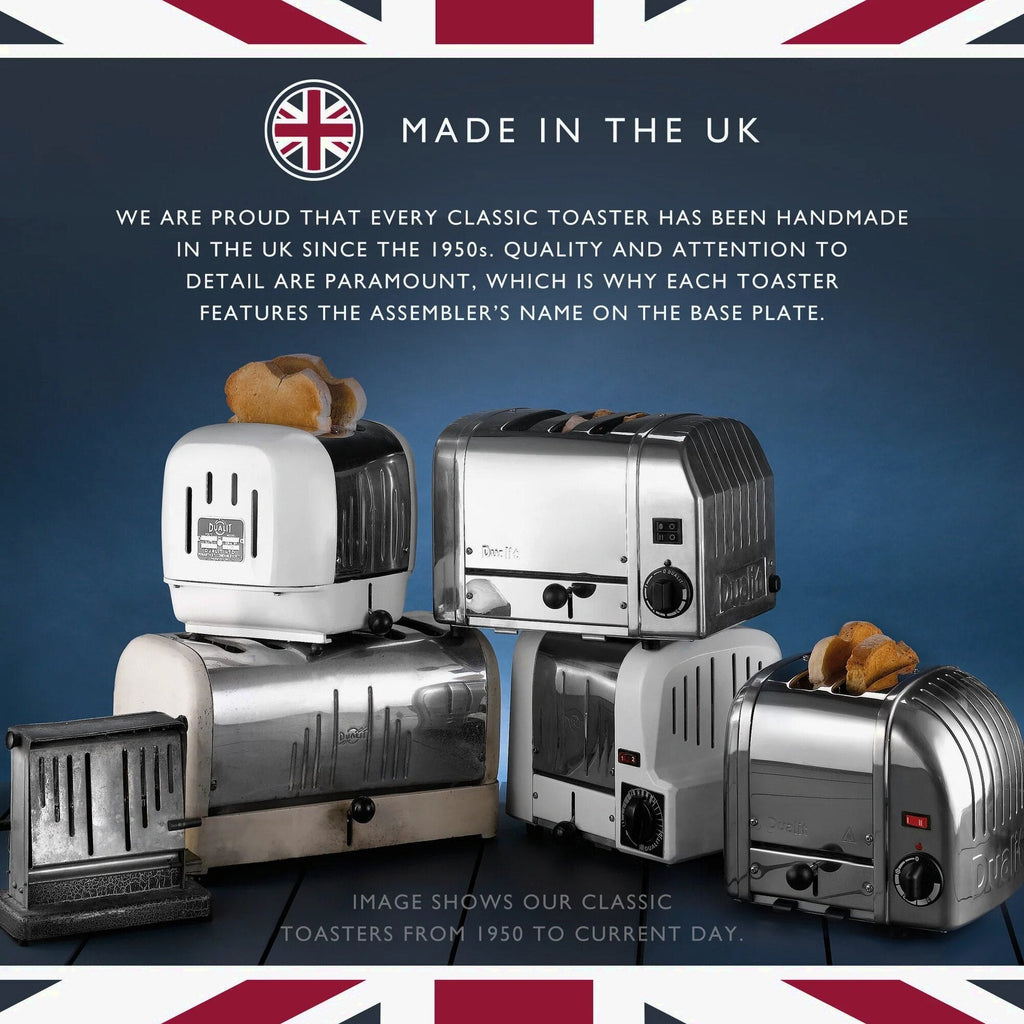 Dualit New Generation Classic 2-Slice Toaster in Stainless Steel