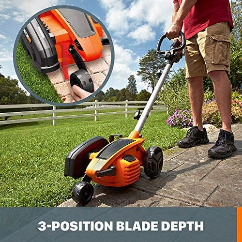 Worx Edger Lawn Tool, Electric Lawn Edger 12 Amp 7.5", Grass Edger &amp; Trencher