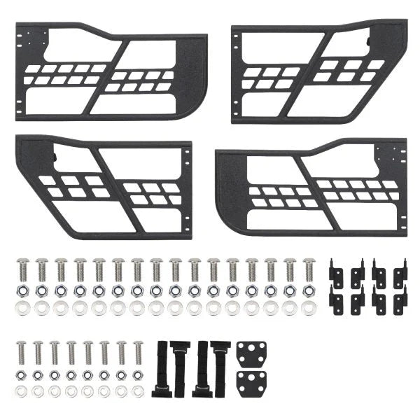 Off-Road Safari Tubular Half Doors Compatible With 2018-2023 Wrangler JL 4 Door - Set Of 4