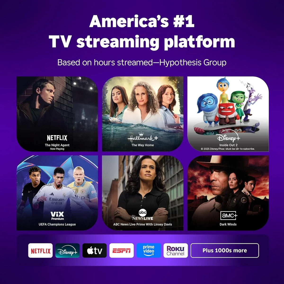 Roku 50in Select Series 4K HDR Smart TV With Voice Remote